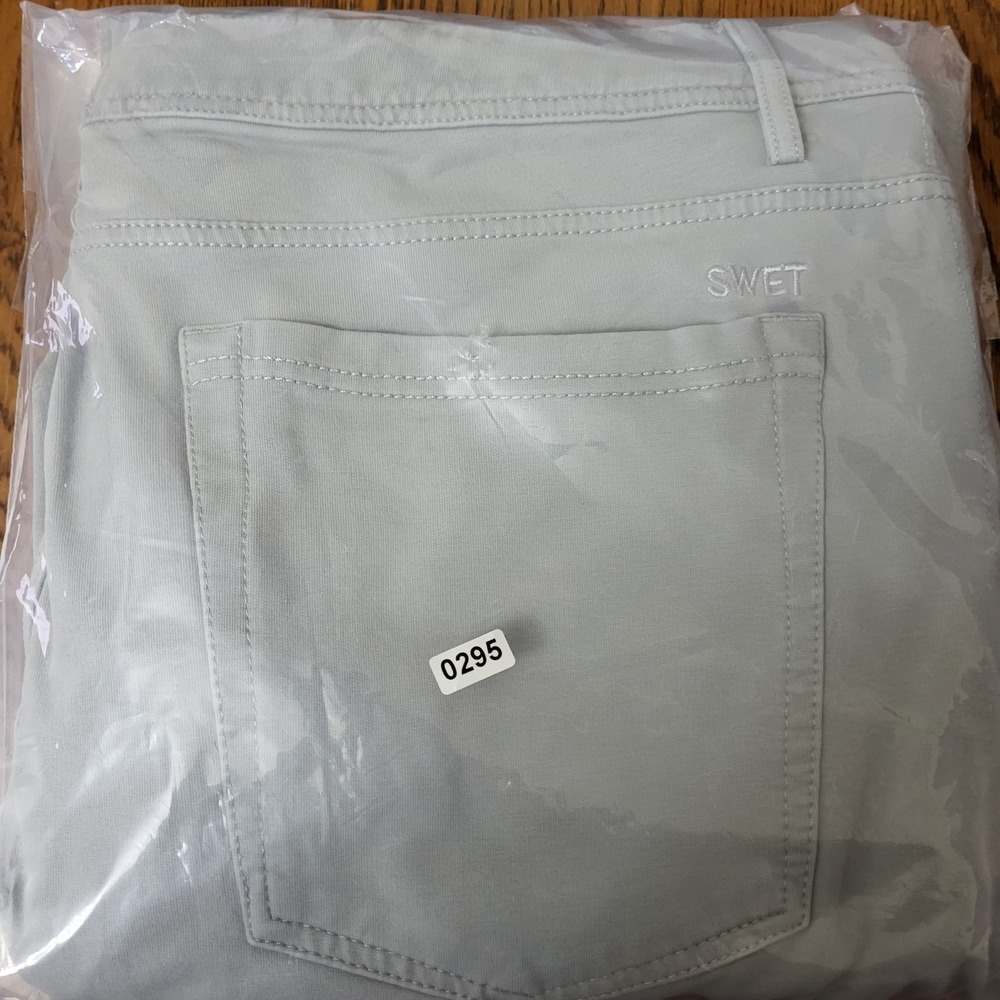 Swet Tailor Duo Pants Men's 38x32 Gray Stretch Golf Comfort Performance 5 Pocket - Picture 9 of 9